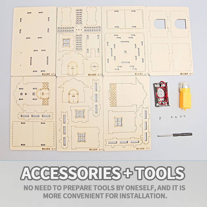 Wooden Windmill Kit - Image 4
