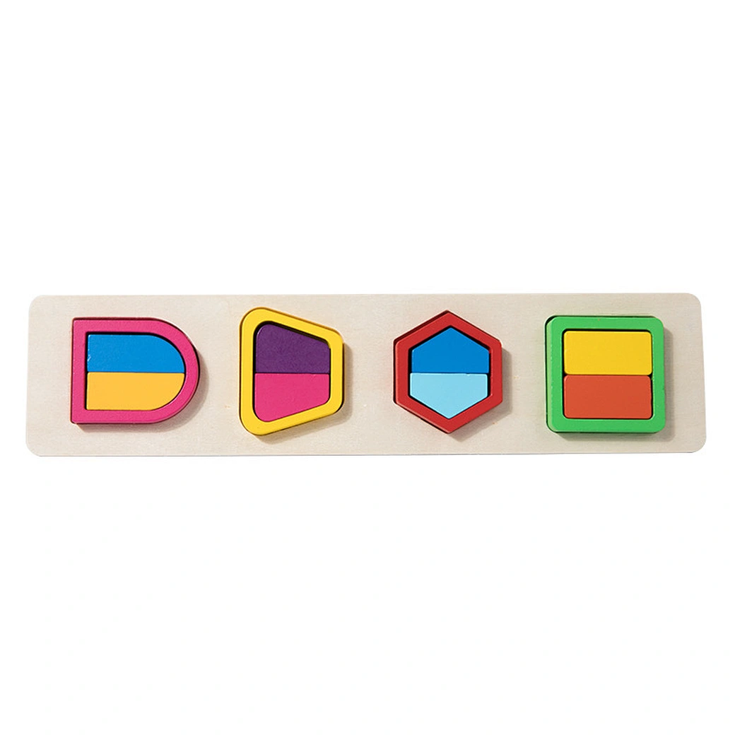 Wooden Shape & Color Matching Blocks - Image 6