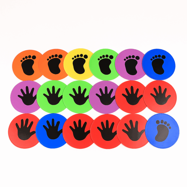 Πολύχρωμα Πατάκια Χεριών & Ποδιών Σετ 24