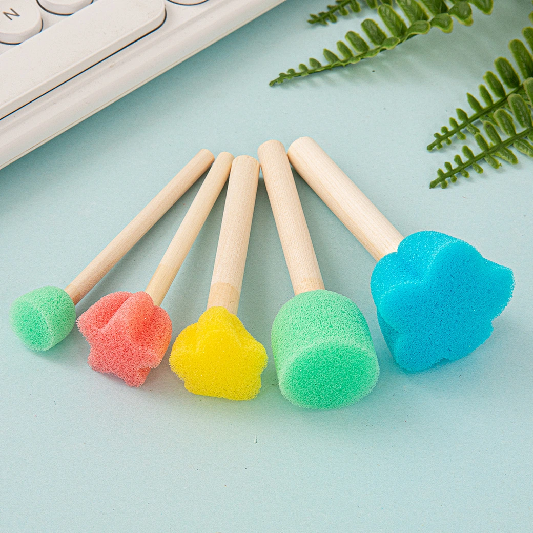 Sensory Sponge Brush Set 30PCS - Image 3