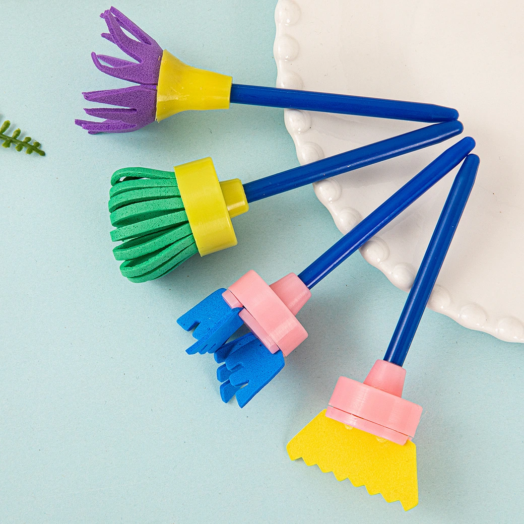 Sensory Sponge Brush Set 30PCS - Image 2