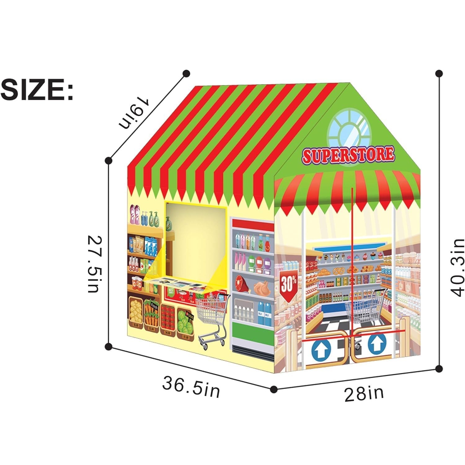 Παιδική Σκηνή – Supermarket - Image 5