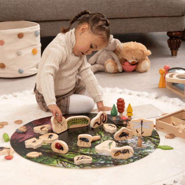 Ξύλινα Ζωάκια 15 τεμ