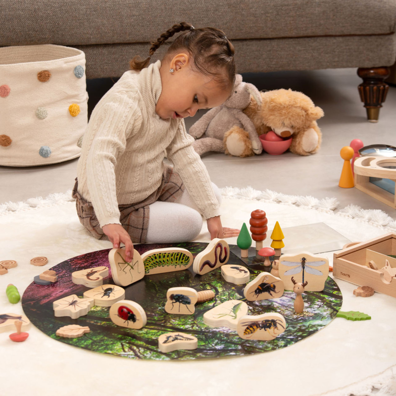 Ξύλινα Ζωάκια 15 τεμ