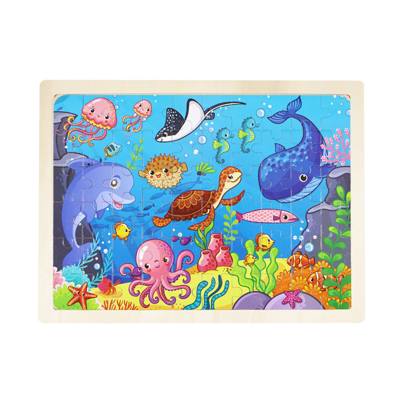 Σετ Ξύλινα Παζλ για Παιδιά (3 Σχέδια) - Image 3