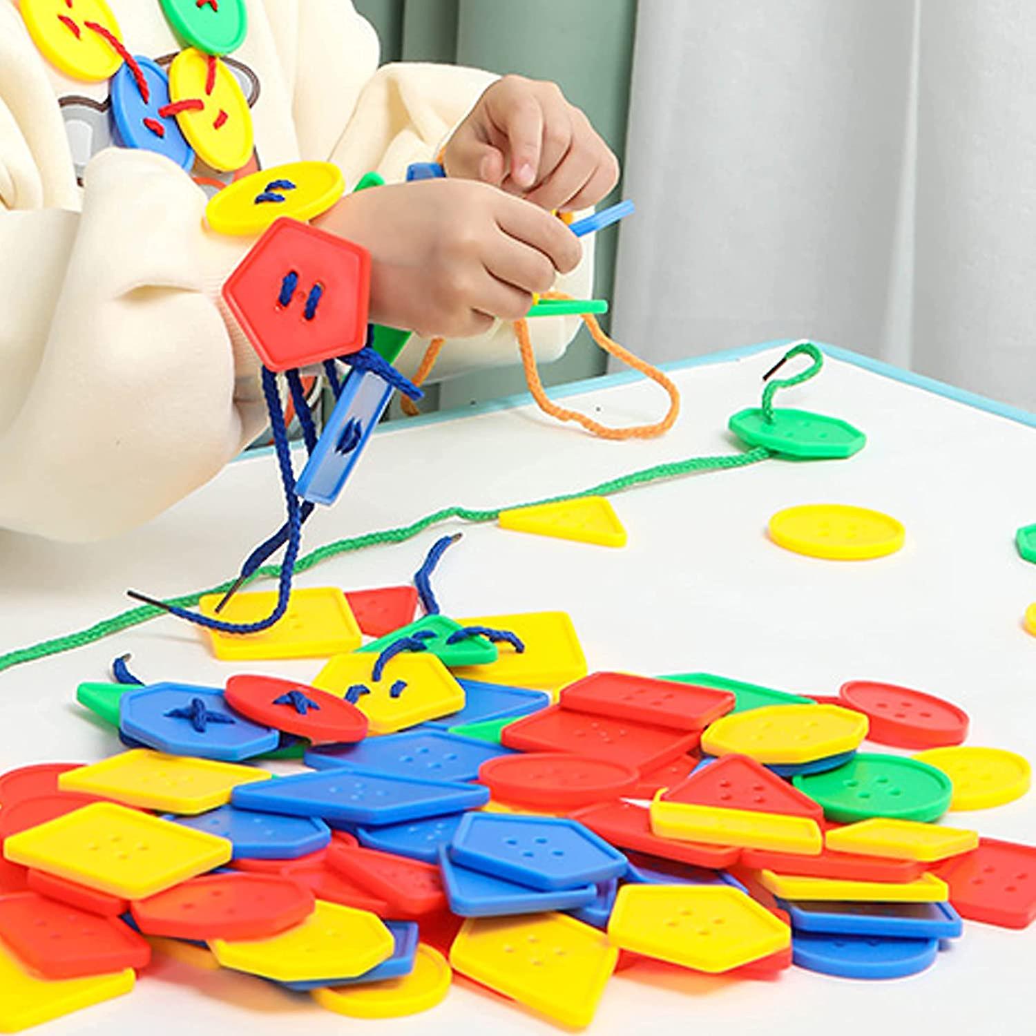 Threading Shapes – Educational Lacing Toy - Image 3