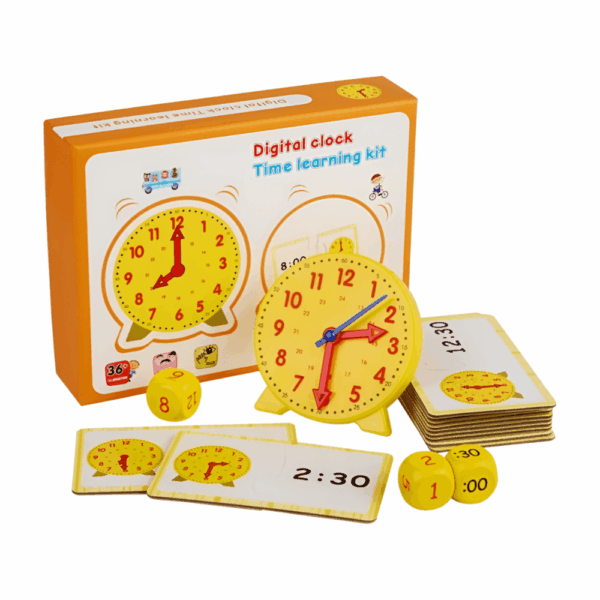 Educational Clock Toy – Digital Clock Time Learning Kit