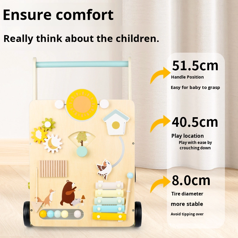 Ξύλινη Περπατούρα Δραστηριοτήτων Montessori - Image 2