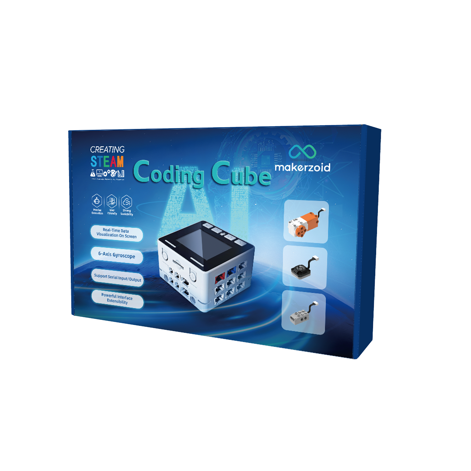 Coding Cube – Εγκέφαλος Ρομποτικών Κατασκευών STEM