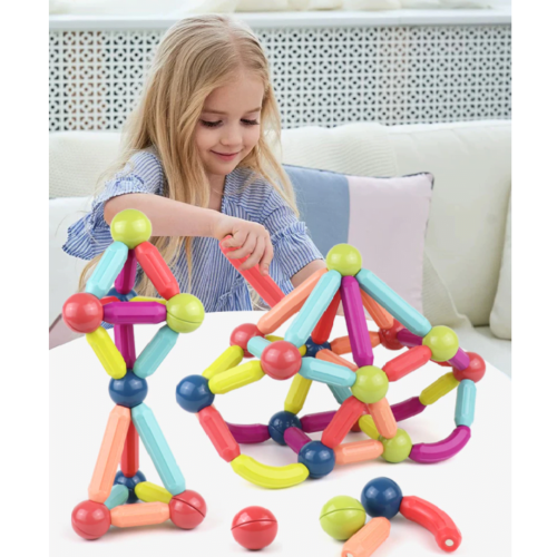 Μαγνητικό σετ Sticks and Balls 64 τεμ
