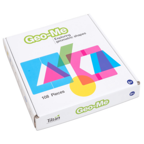 Geo-Me Διάφανα Χρωματιστά σχήματα 108pcs