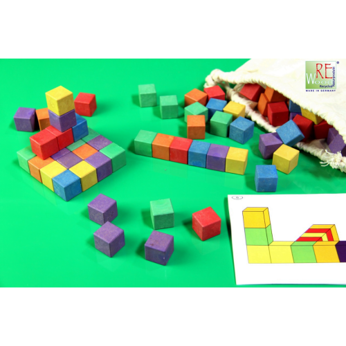 Χρωματιστά Κυβάκια 2x2x2 , 150τεμ