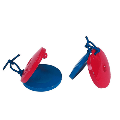 Colored Lacquered Wooden Castanets