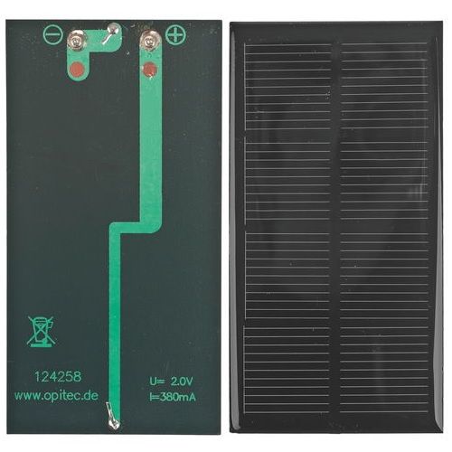 Φωτοβολταϊκό Στοιχείο 2V 380mA(120x65mm)