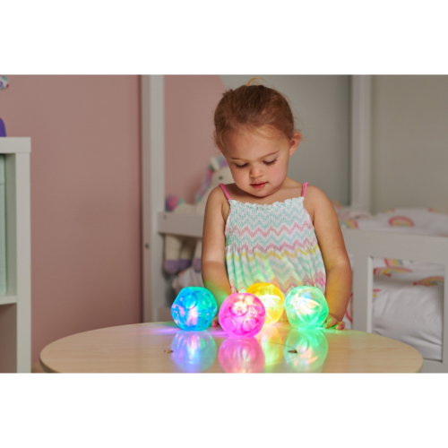 Sensory Flashing Balls (Irregular Bounce) Σετ 4