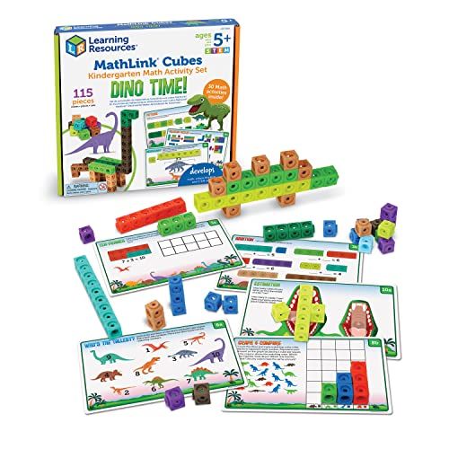 MathLink® Cubes Early Maths Activity Set – Dino Time