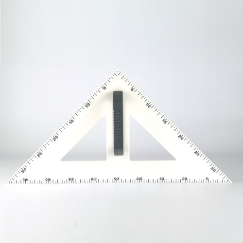 Τρίγωνο Ορθογώνιο Ισοσκελές (90, 45, 45) 50cm για Μαγνητικό Πίνακα