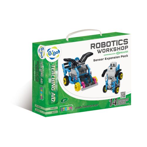 ROBOTICS WORKSHOP COMPATIBLE WITH micro:bit – SENSOR EXPANSION PACK