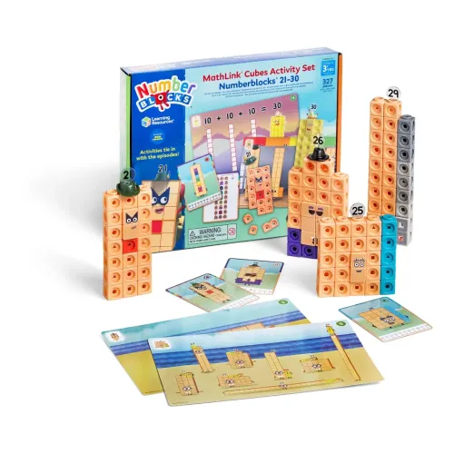 MathLink® Cubes Numberblocks 21-30 Activity Set (αριθμοκυβάκια)