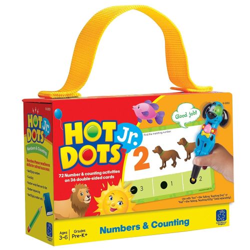 Hot Dots Κάρτες – Μαθαίνω να μετράω (Το Στυλό «Hot Dots»  πωλείται ξεχωριστά και δεν περιέχεται στο πακέτο!)