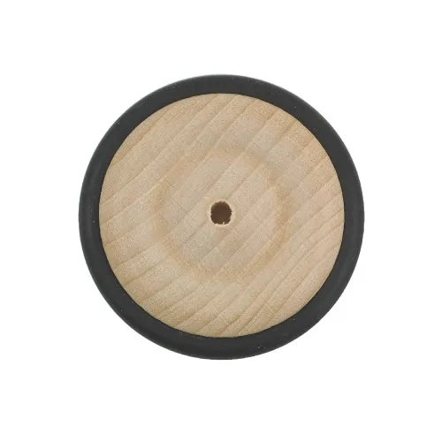 Ξύλινη Ρόδα 43mm με Ελαστικό
